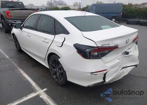 2025 Honda Civic Hybrid Sport/Sport Touring from USA, damaged, VIN 2HGFE4F85SH328661